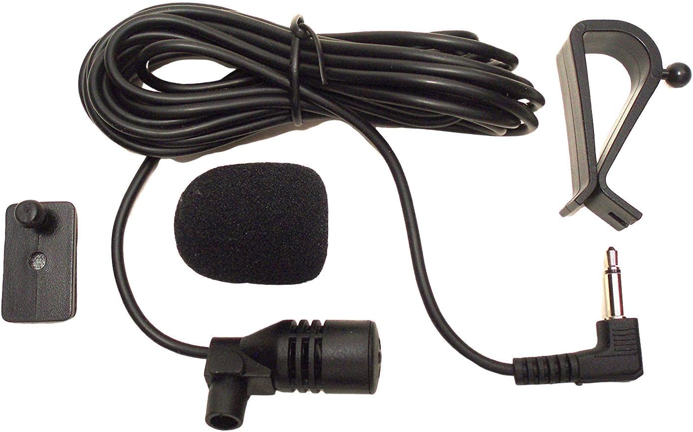 FingerLakes 3.5mm Microphone Assembly Mic for Car Vehicle Head Unit Bluetooth Enabled Stereo Radio GPS DVD - Image 1