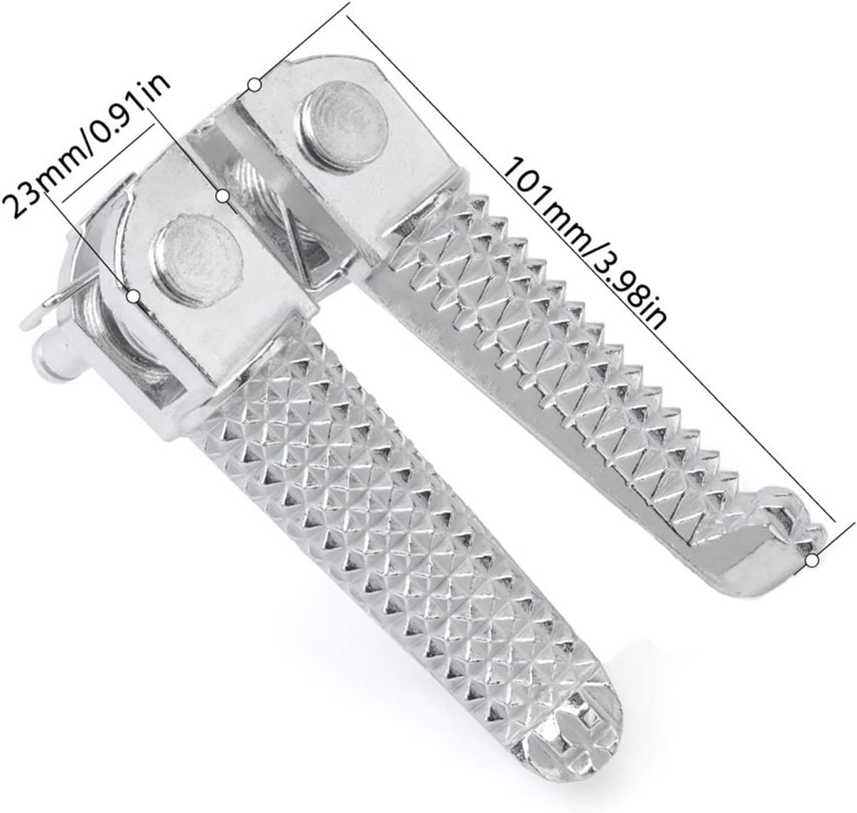 Front Footrest Foot Peg Pedal Compatible with Yamaha YZF R25 R3 MT25 MT03 2014-2023 Motorcycle Bracket (Color : Left Bracket) - Image 3