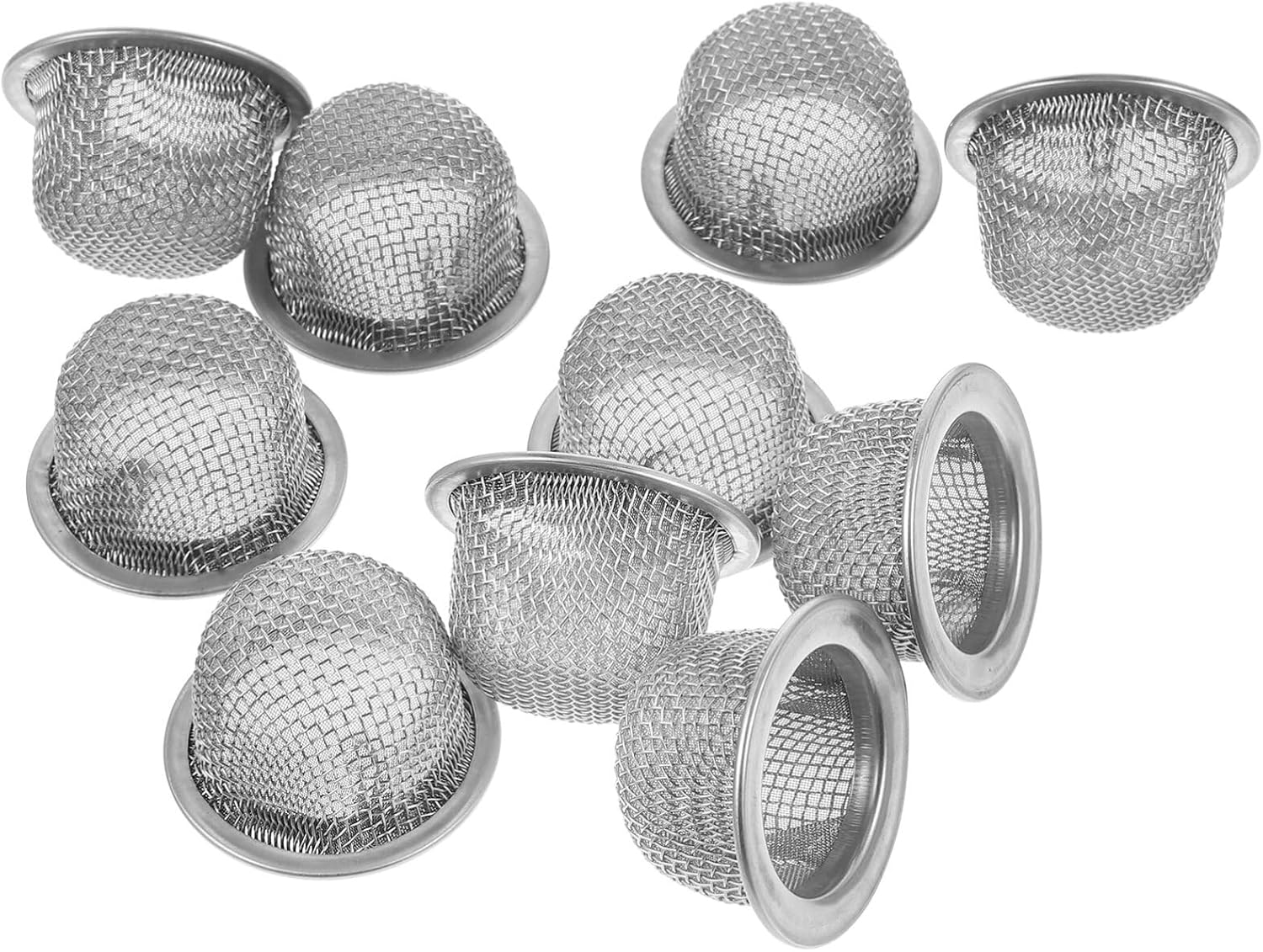 Stainless Steel Screen Filters, 10pcs 34mm Mesh Strainers, Double Screen Filter, Cocktail Smoker Filter Accessories for Bourbon Whiskey Smoker - Image 1