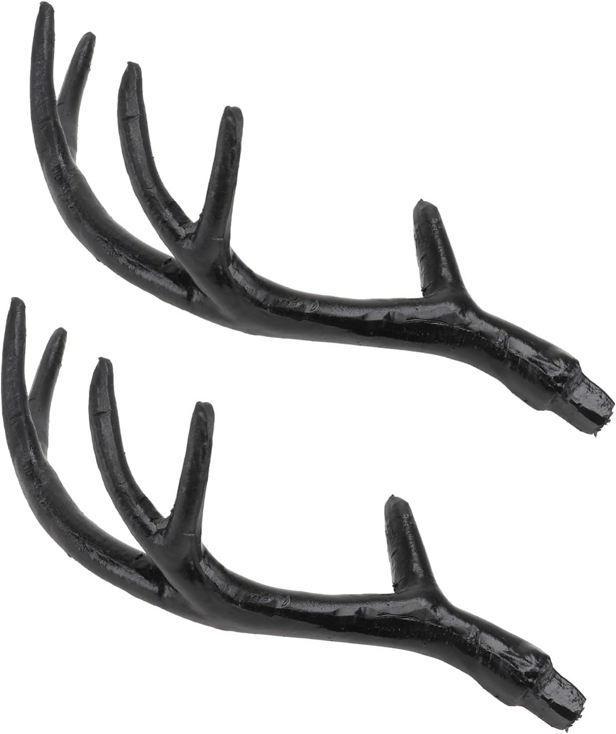 1 Pair Halloween Dress up Xmas Orments Deer Antlers for Crafts Orment Crafts Imitation Deer Horn DIY Hair Hoop Halloween Costume Deer Horn Hand Decor Branch Christmas Plastic - Image 1