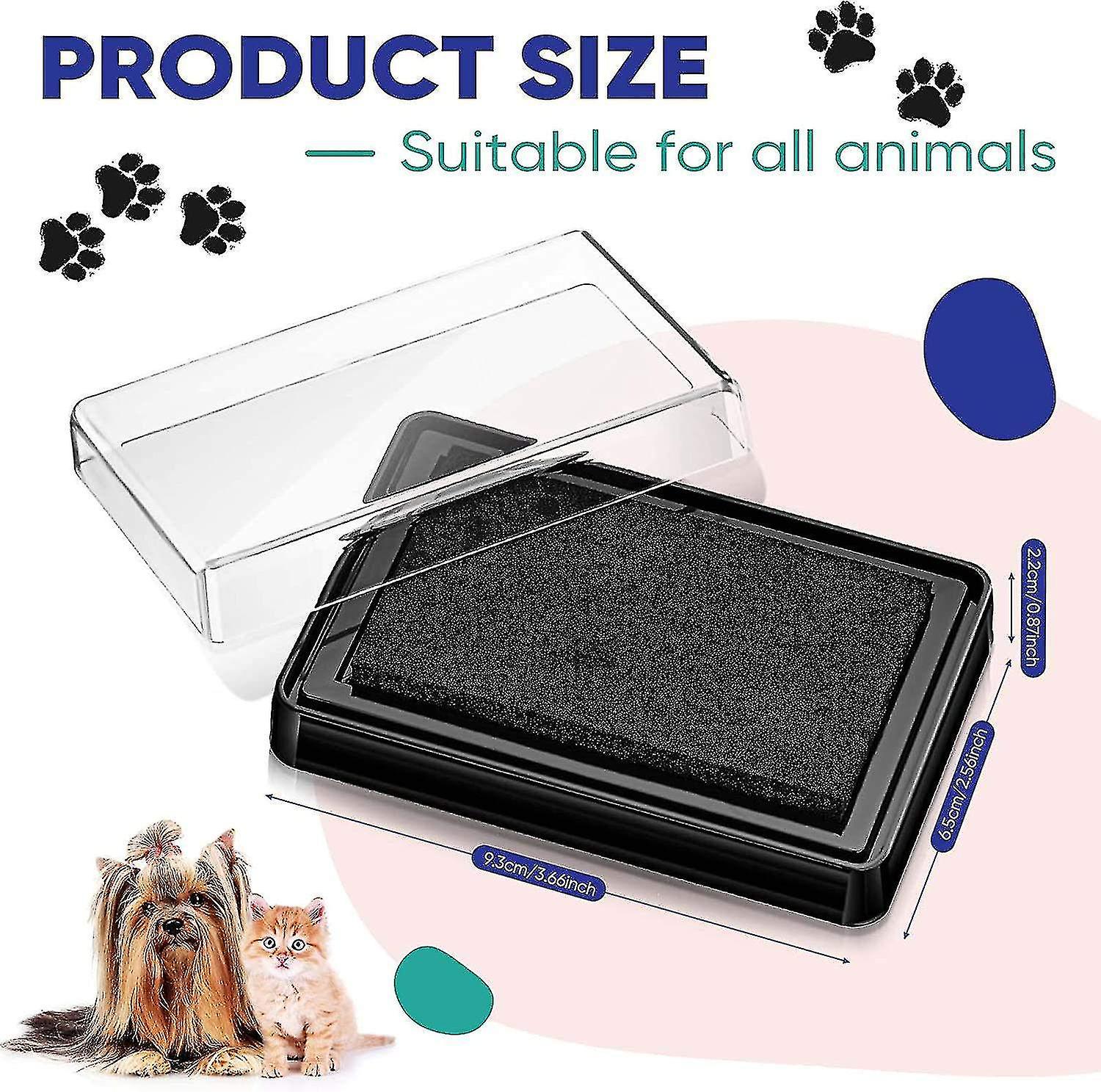 Cat And Dog Paw Print Stamp Pad Pet Paws Ink Pad Safe Pet Friendly Ink Pad No Mess For Puppy Kitten - Image 2