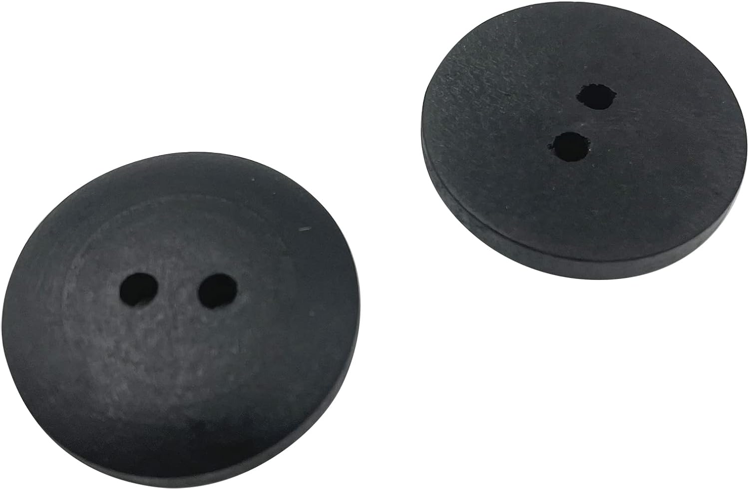 50pcs 25mm (1 inch) Wood Buttons Large Natural Wooden Buttons ZQMALL for Sewing Children Sweater Crafts Bulk Q2161 - Image 1