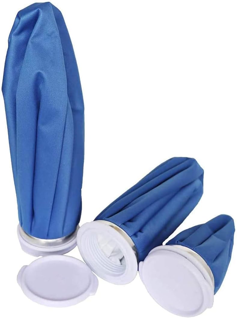 Ice Bags for Injuries Reusable Leak-Proof Ice Packs for Injury Hot Cold Therapy for Head Knee Ankle Face Back Shoulder Fever Elbow Pain Relief Soft Large Medium Small (11 9 6 Inch) 3 Pack - Image 1