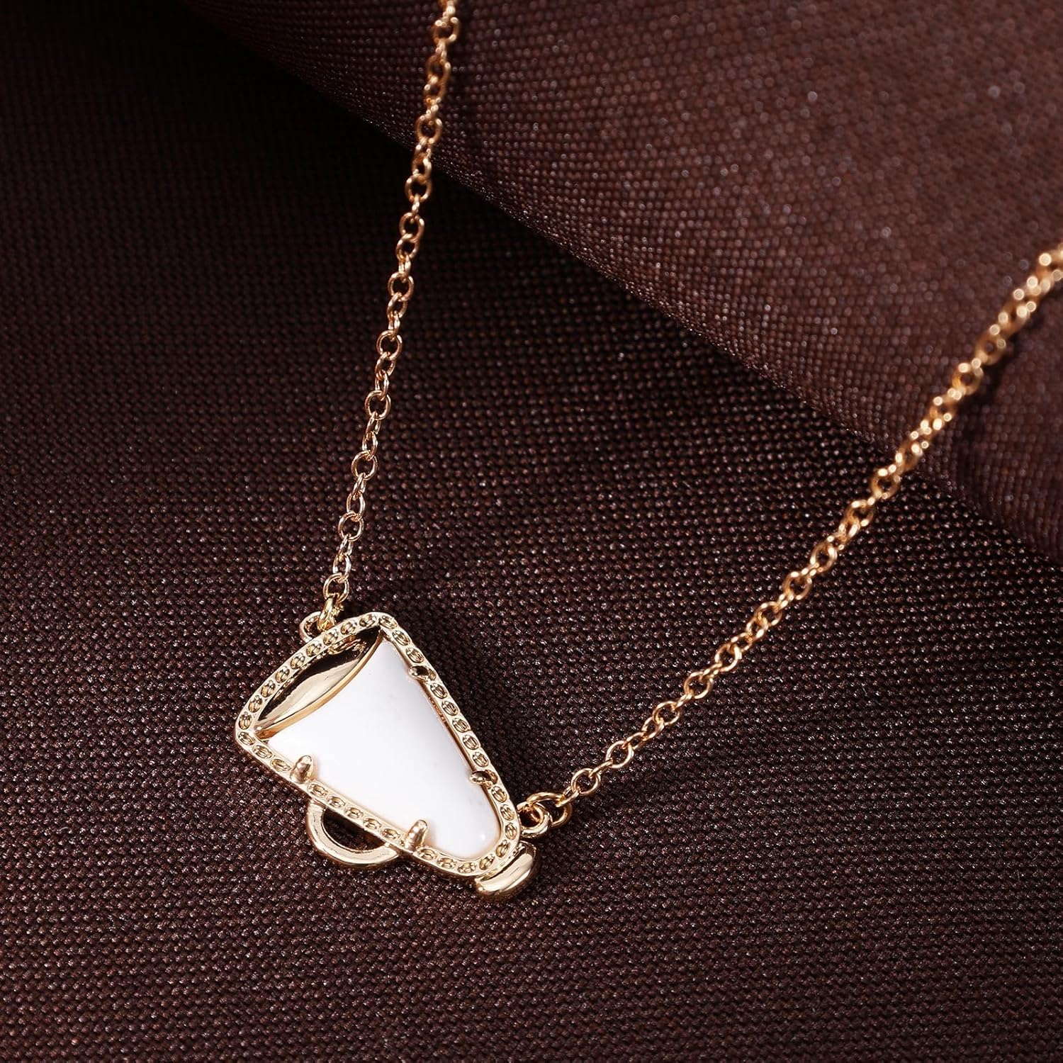 Cheerleader Gifts Cheer Necklace, Cheerleading Necklace for Women Cheer Team Gifts Pendant Charm Necklace Jewelry Cheer Coach Gifts for Women Mom Coach - Image 3