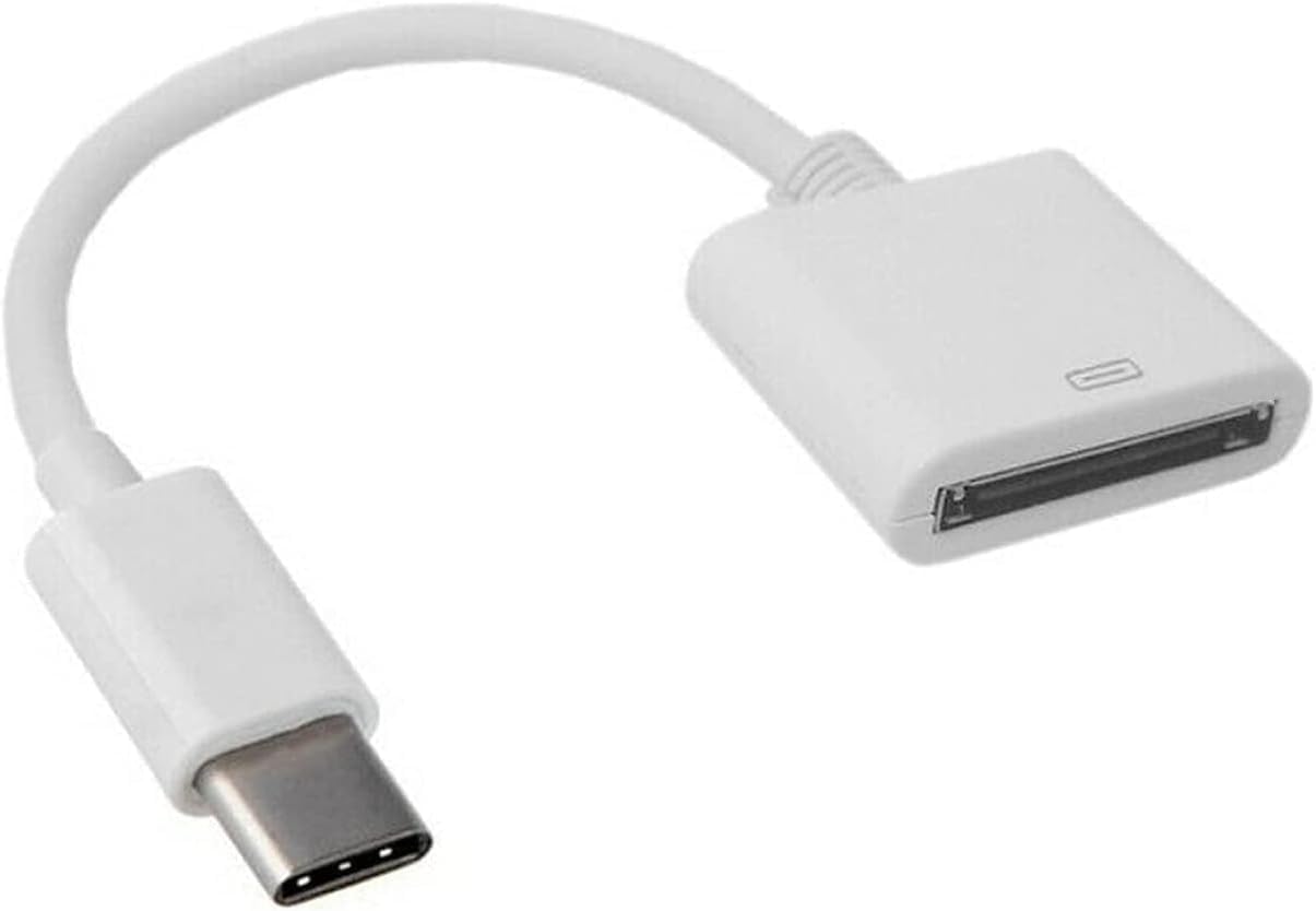 for Apple 30pin Female to USB 3.1 Type-C USB-C Sync Data Charging Adapter Cable Cell Phone OTG Adapters USB Cables Accessories, USB c Female to USB Female Adapter - Image 1