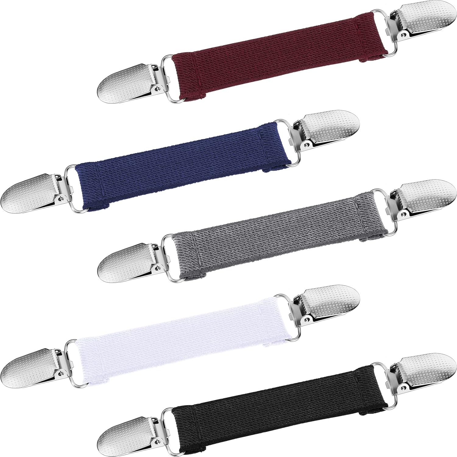 5 Pcs Fit Dress Cinch Clips Set Retro Cardigan Collar Back Cinch Shawl Clip - Image 1