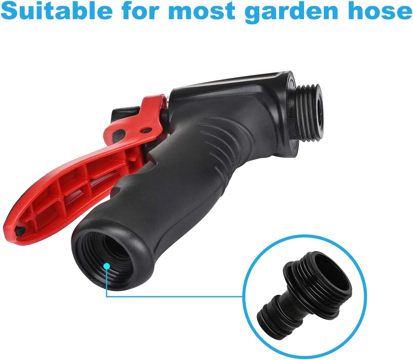 Car Foam Gun,    - Adjustable Ratio Dial Car Snow Soap Gun Fit Low Water Pressure Universal Standard Garden Hose, Blaster Car Washer Sprayer for Home Garden Use - Image 4