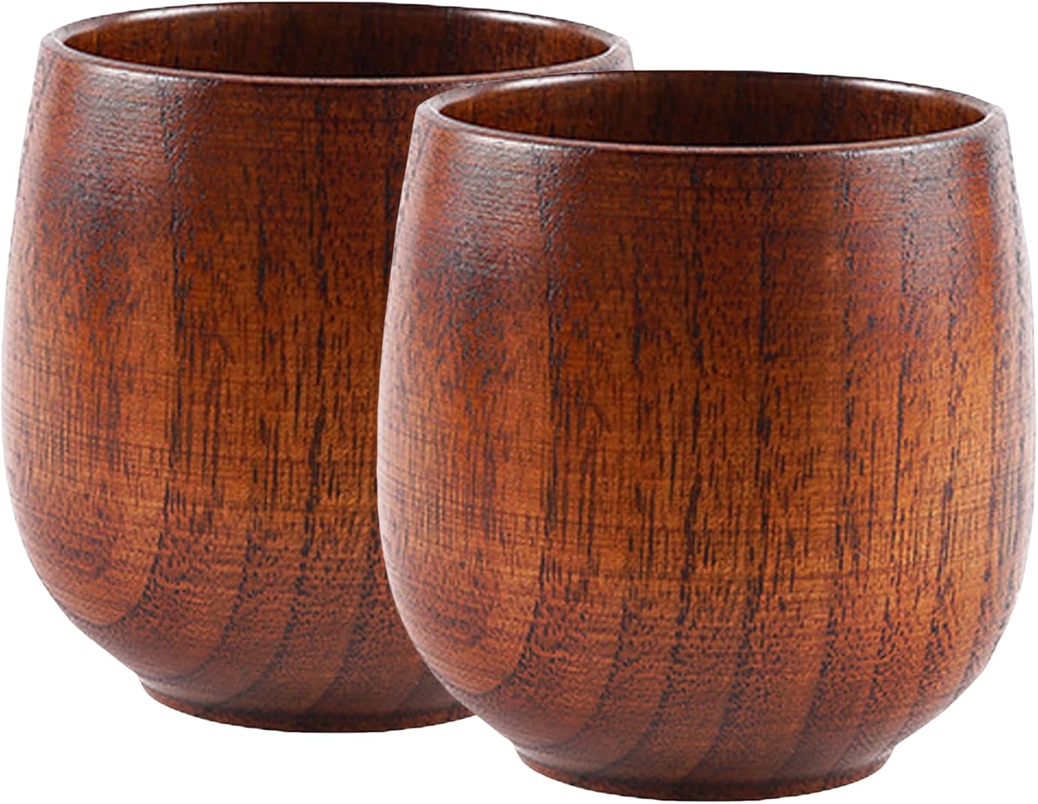 2 Pcs Wooden Whiskey Glasses, Bourbon Glass Gifts for Men, Old Fashioned Bourbon Whiskey Tasting Glasses – Groomsmen Gifts, Dad’s Birthday & Retirement Gift for Men - Image 1