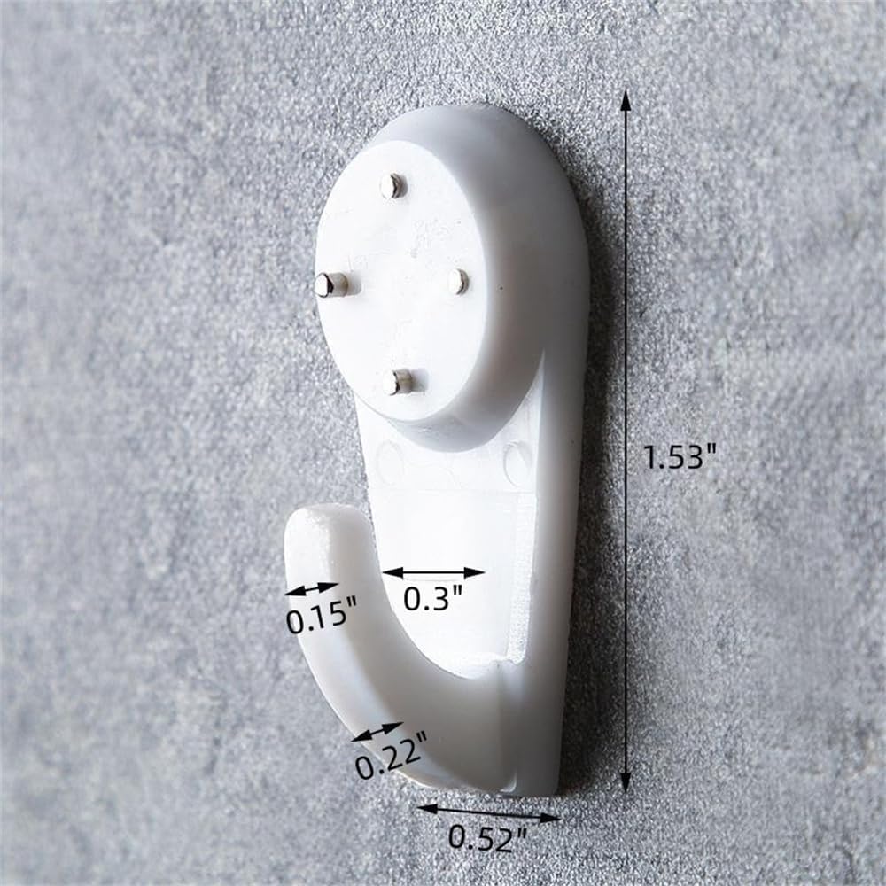 Concrete Wall Hooks，30pcs Invisible Nail Hangers, No Damage Wall Picture Hanger ， Powerful Concrete Hard Wall Drywall Picture Hooks Non-Trace Hanging Hook for Picture Photo Frame Clock Hangers - Image 2