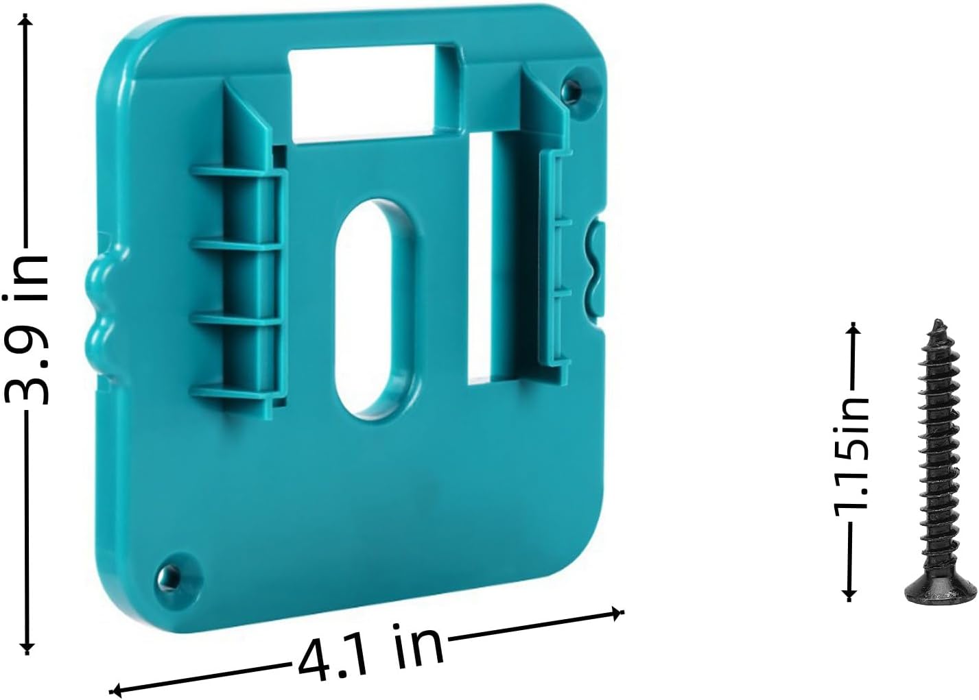2 Pack m18 Battery Holder compatible with makita 18V Battery Mounts, compatible with makita tools, compatible with makita battery adapter, compatible with makita 18v tools - Image 2