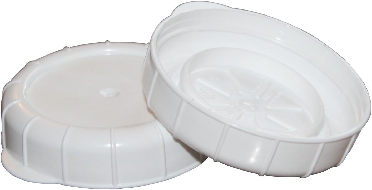 Glass Milk Bottle Caps - 12 Pack - Only Fits Milk Bottles with 48mm (1.87 inch) Tops, Snap On Lids - Image 1