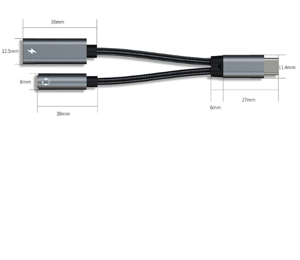 Samsung Galaxy S25 Headphone Adapter, USB C to AUX Mic Jack with PD 60W Fast Charging for Stereo, Earphones, Compatible with Samsung Galaxy S25/S25+/S25 Ultra/S24/S24+, Google Pixel 8/7 - Image 6