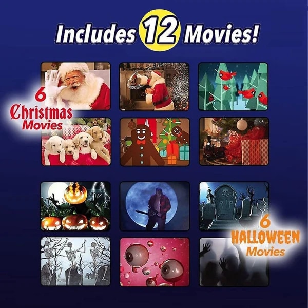 Christmas and Halloween Hologram Projector Window Projector LED - Image 2
