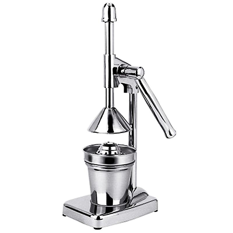 Stainless Steel Manual Press Fruit Squeezer Handheld Orange Lemon Maker Vegetable Juice Blender Cup - Image 1