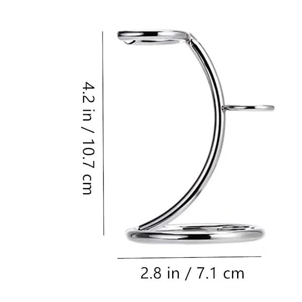 Stainless Steel Razor and Brush Holder Stand Organizer Storage - Image 4