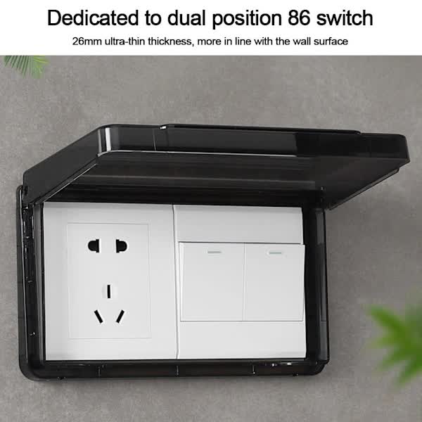 Switch Protective Cover Socket Waterproof Box Transparent - Image 4