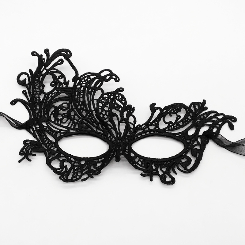Venetian Masquerade Mask for Women Elegant Lace Halloween Mardi Gras Party Gold Silver Black - Image 7