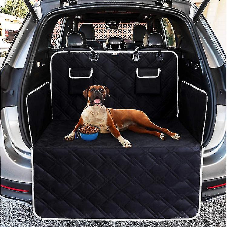 Dog Car Accessories - Dog Car Trunk Protector with Universal Side Protection - Extra Heavy Duty Dog Protection Mat, 185 x 103 cm Trunk Protector for All Cars - Image 1