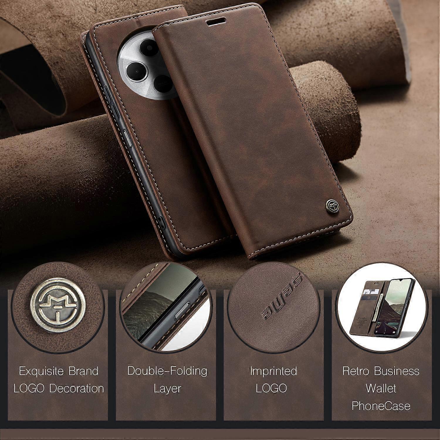 Compatible with Xiaomi Redmi 14C Case Leather Card Holder Stand Multicolor Style A - Image 5