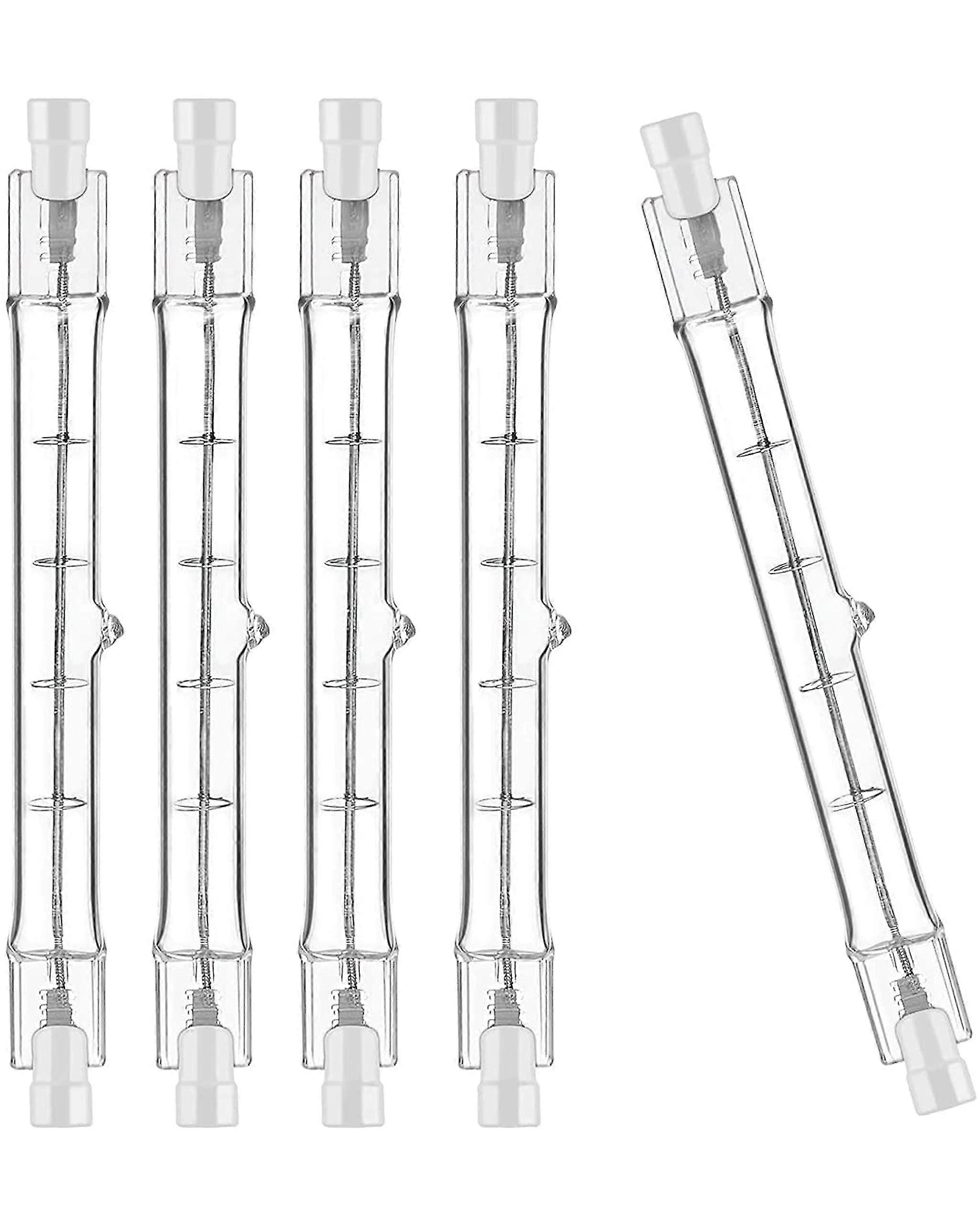 R7s Halogen Bulb Set of 5, 78mm 80w 230v, Dimmable Halogen Rod for Construction Site Floodlights - Image 1