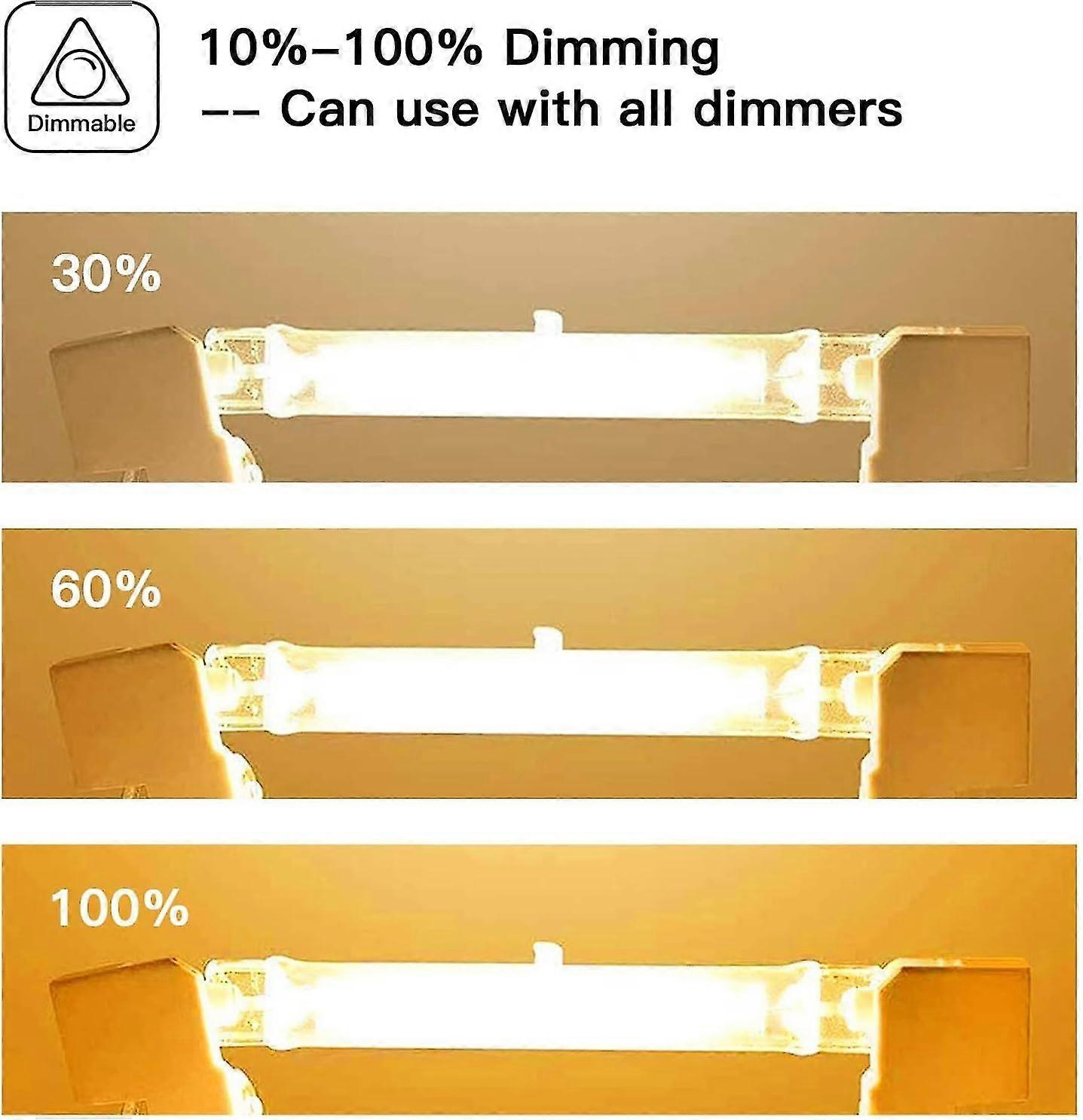 R7s Halogen Bulb Set of 5, 78mm 80w 230v, Dimmable Halogen Rod for Construction Site Floodlights - Image 5