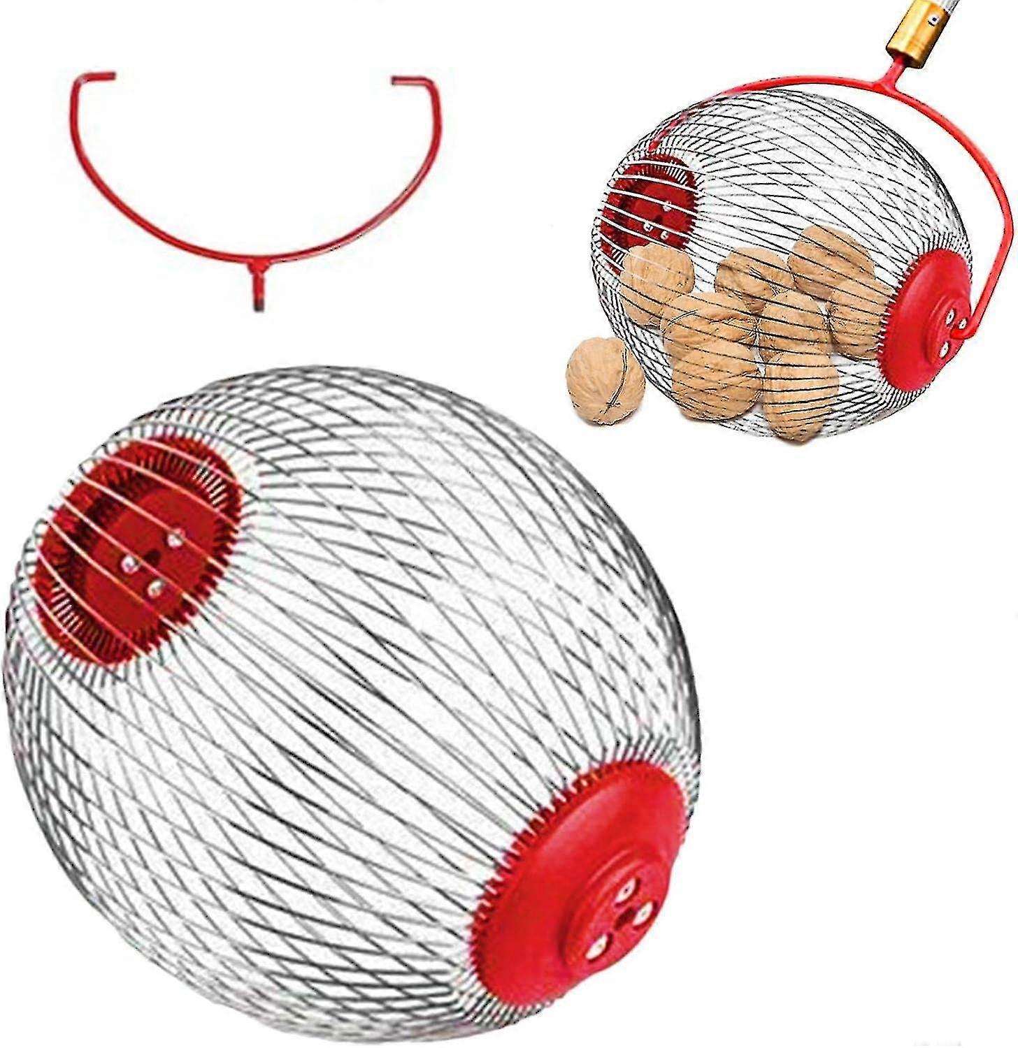 Nut Picker - Side opening for emptying walnuts, rolling picker for pine cones, picker, collector, ball picker for walnuts, pecans S - Image 1