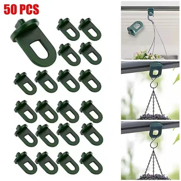 Greenhouse Clamps Set of 50 Strong Grip Eyelets Compatible with Trellis Plant Holder - Image 2