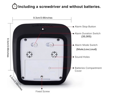 Visual Timer 60 Minute Classroom Timer for Kids Black 150 - Image 4