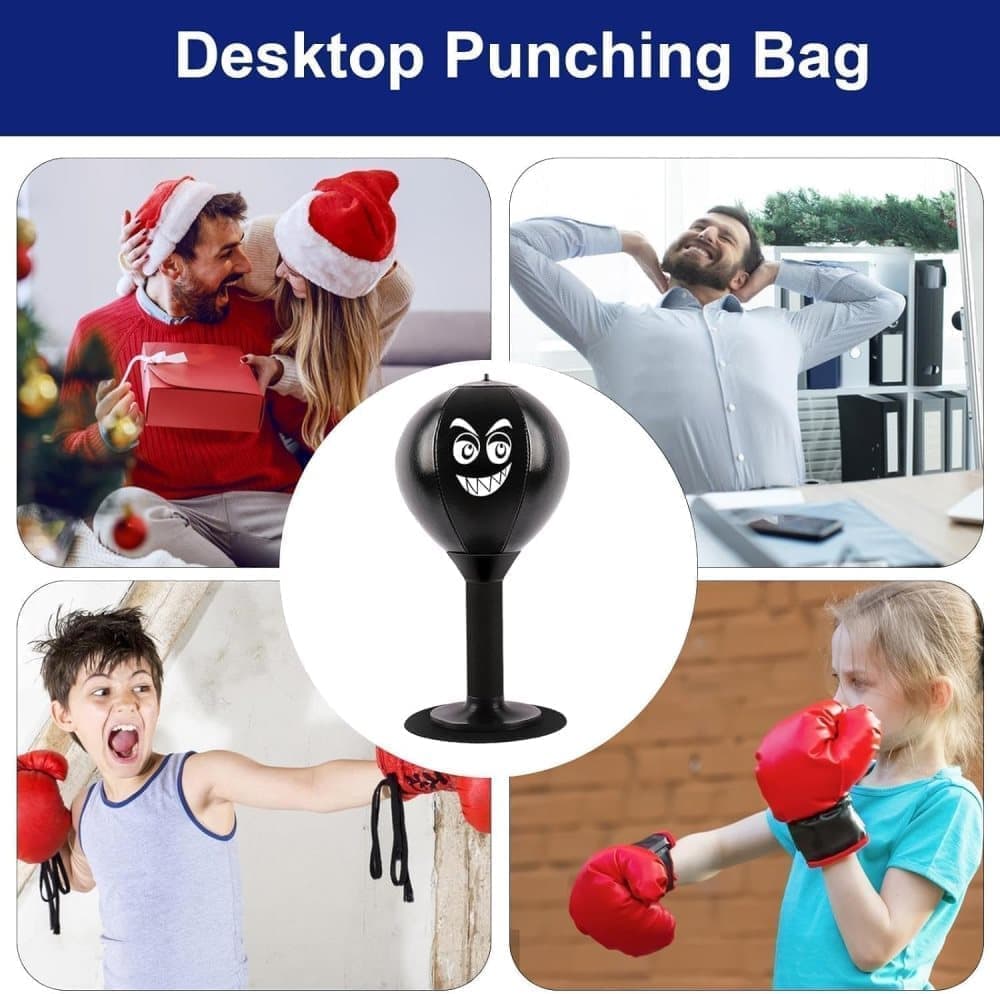 Stress Relief Boxing Ball for Desk with Suction Cup, Compatible with Office and Home Use, Perfect Gift Idea - Image 7