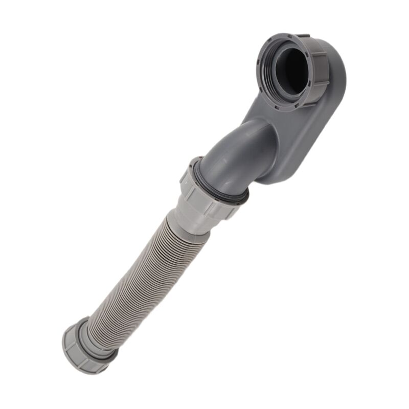 Low Profile Flexible P-Trap Bath Shower Drain Hose 1 1/2\ - Image 3