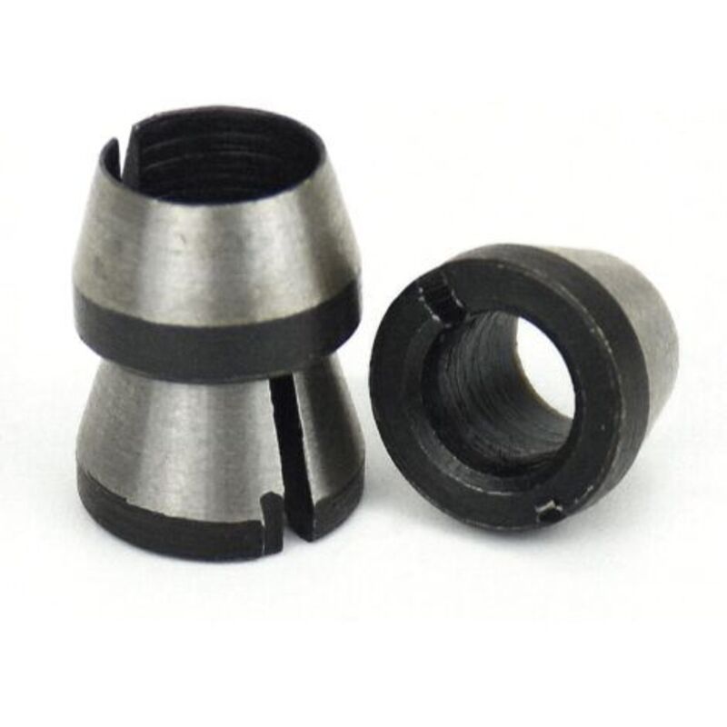 Router Collet Set of 6 - 6mm 6.35mm 8mm Countersunk Milling Chuck Collet Adapter - Image 3