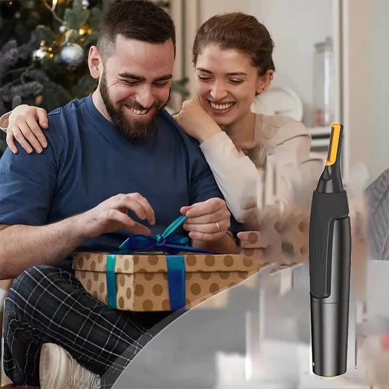 Electric Nose Hair Trimmer Men Portable USB Charging Waterproof Safe Clean Ultra-thin Precision and Ear Trimmer - Image 4