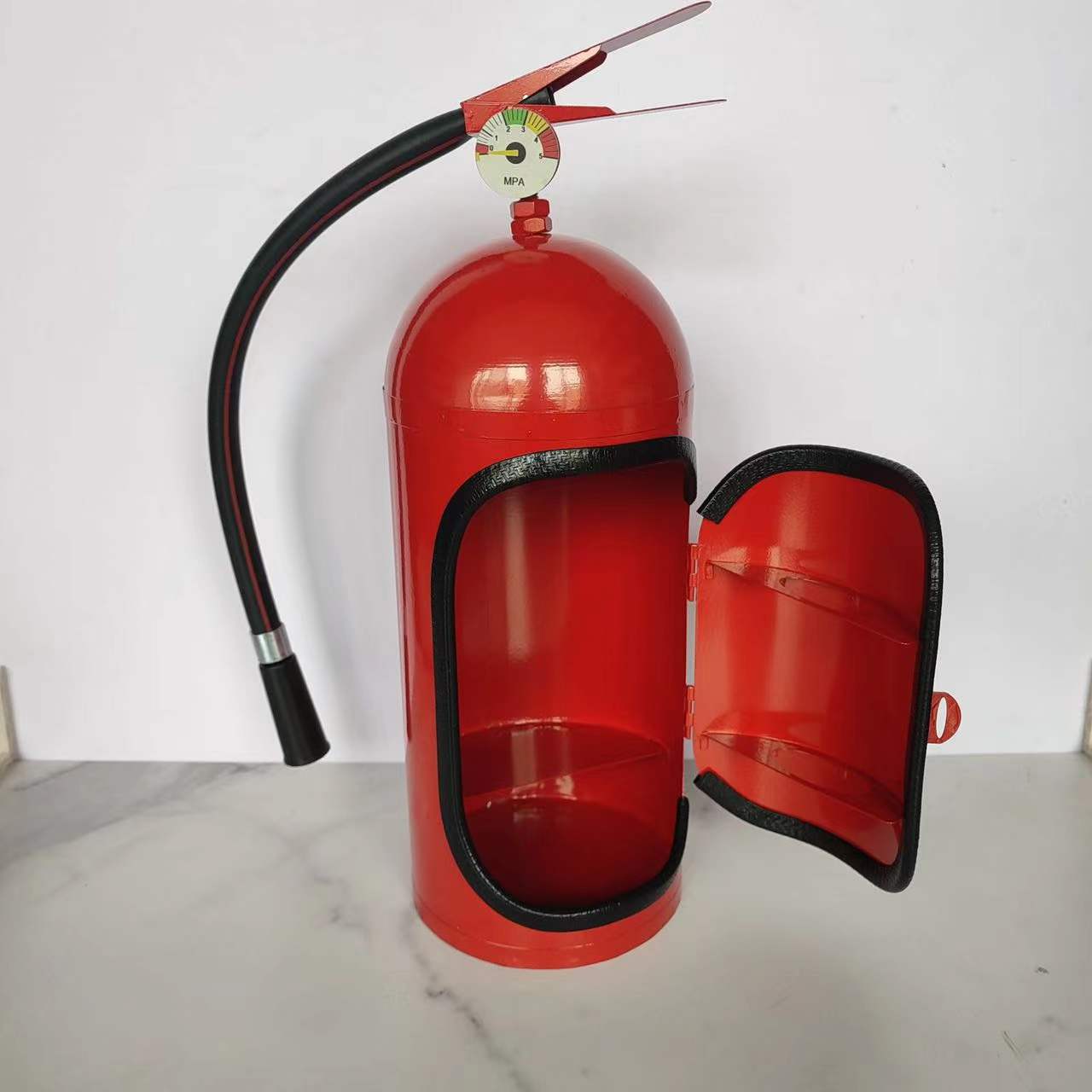 Red Wine Cabinet Minibar with Fire Extinguisher Gift for Men - Image 5