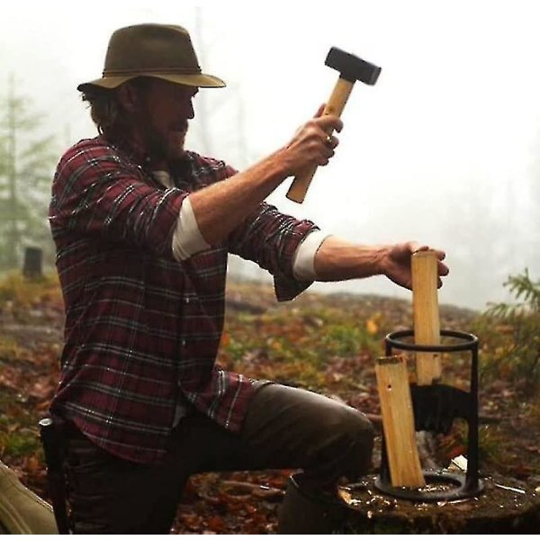 Wood Splitter Powerful Wood Splitter Cast Iron Manual Log Splitter Wood 19.2 cm - Image 5