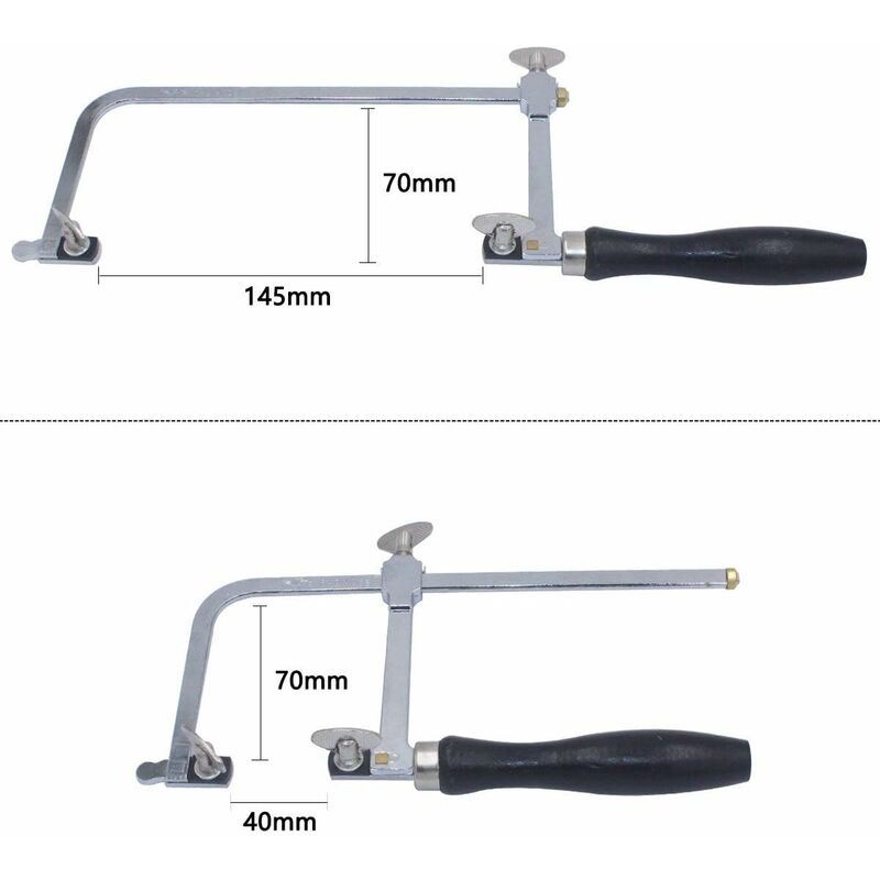 Jeweler's Saw with 144 Blades Adjustable Professional for Jewelry Making - Image 2