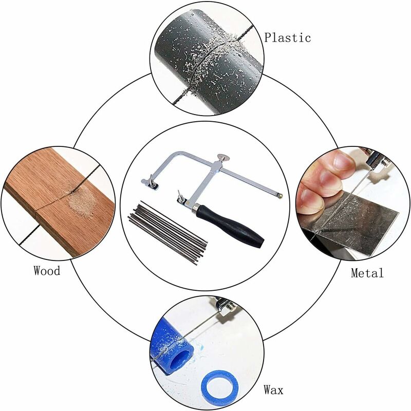 Jeweler's Saw with 144 Blades Adjustable Professional for Jewelry Making - Image 5
