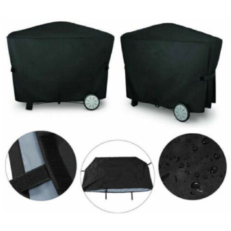 Weber Q3000 Q2000 Compatible Waterproof Grill Cover Outdoor Garden 112.4 x 64.1 x 95.6 cm DEBUNS - Image 4