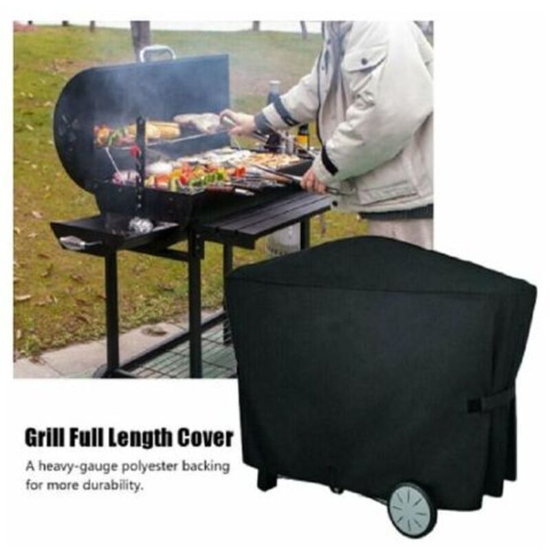 Weber Q3000 Q2000 Compatible Waterproof Grill Cover Outdoor Garden 112.4 x 64.1 x 95.6 cm DEBUNS - Image 5