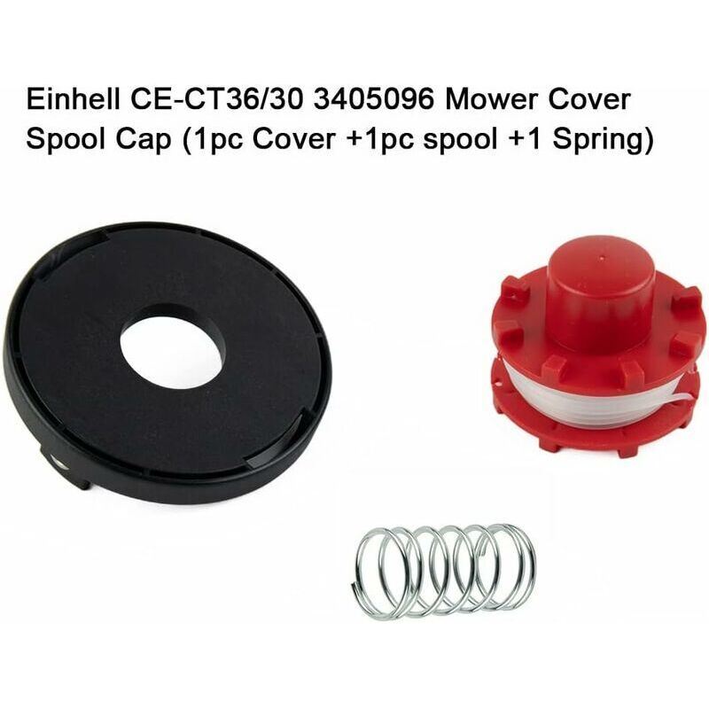 Line spool and spool cover for Einhell CECT 36/30 LI E SOLO, AGILLO 36/255 BL grass trimmer, trimmer line - Image 4