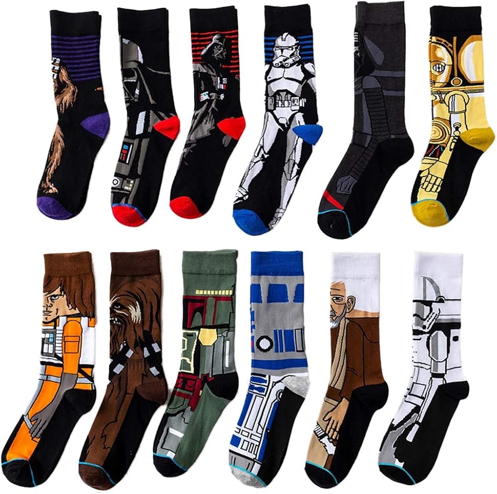 Star Wars Sports Cotton Socks for Men 12 Pairs, Athletic Casual - Image 1