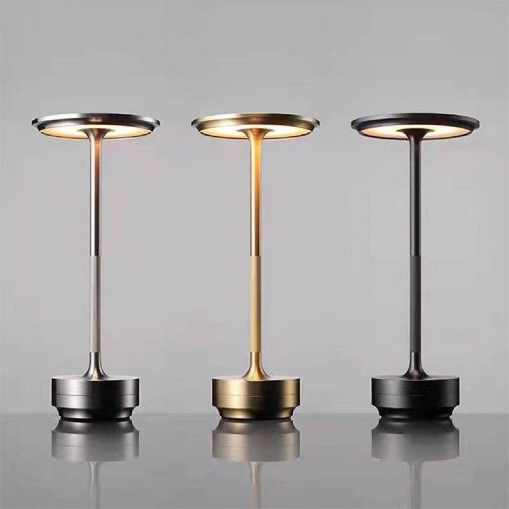 Dimmable USB Rechargeable Desk Lamp GPA black - Image 1