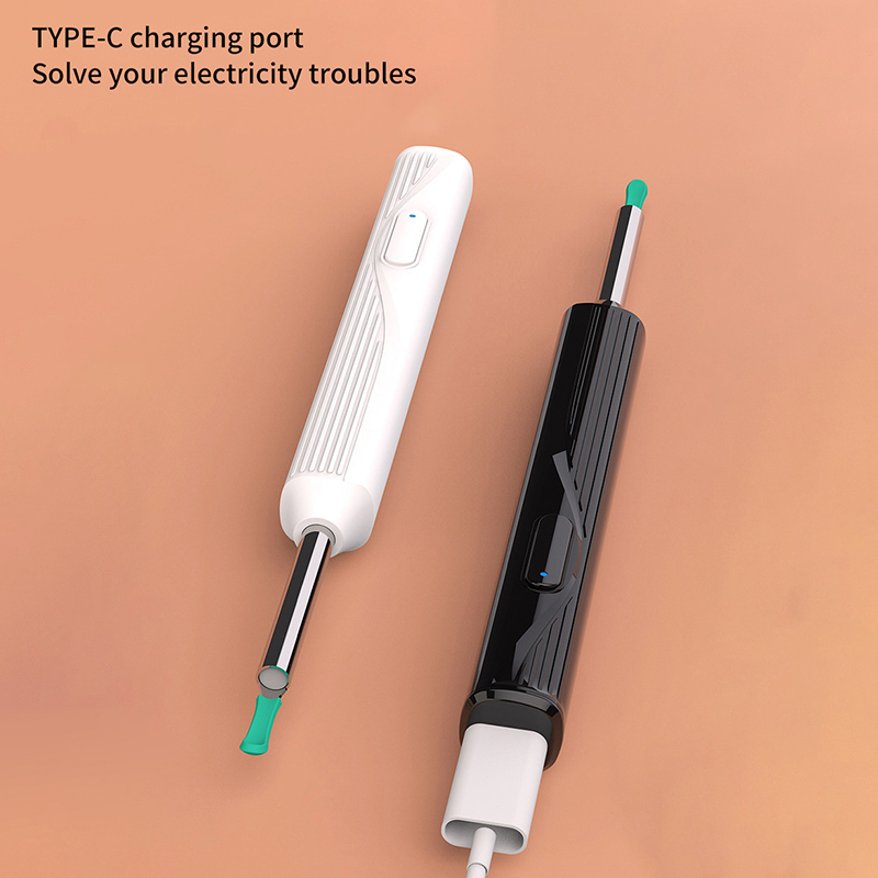 8 ST 1080P Wireless Ear Cleaning Otoscope Ear Cleaning Tool Black 8 PCS Set - Image 7