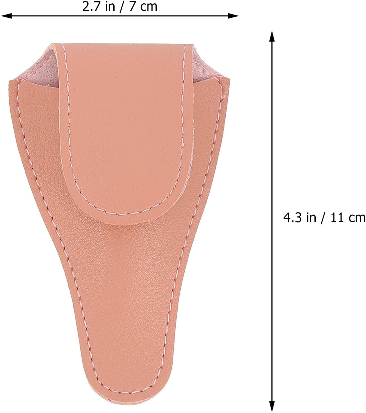 Nail Scissors Pouch Leather Pouch Holder Nail Cuticle Scissor Bag Nail Grooming Storage Case For Home Salon Cosmetic Use 3pcs - Image 3