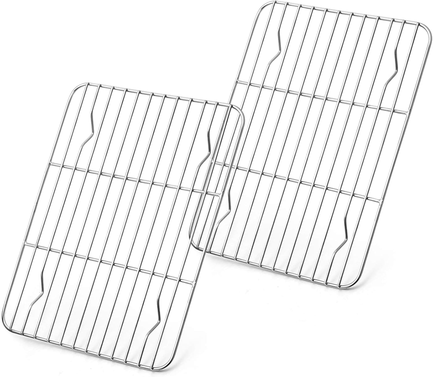 Small Baking Rack Set of 2, Stainless Steel Metal Roasting Cooking Racks, Size – 8.6