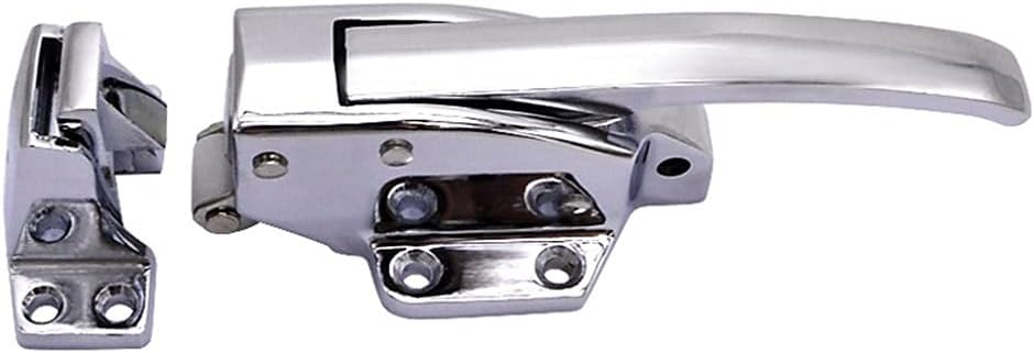 Freezer Handle,Walk-in Cooler Door Handle, Adjustable Latch Spring Loaded Walk in Freezer Cooler Grip Industrial Machinery and Equipment Refrigerator Oven Refrigerator Door Handle - Image 1
