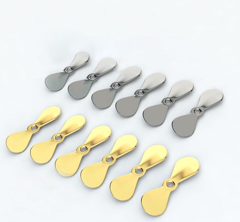 Pack of 100 Large Topwater Propeller Blades Prop Spin Custom Surface Wooden Lure Parts - Image 1