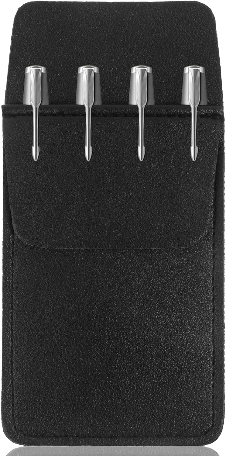 Pocket Protector, PU Leather Pocket Organizer, Pocket Pouch for Men Pocket Shirt Lab Coat for School Office Hospital Supplies - Image 1