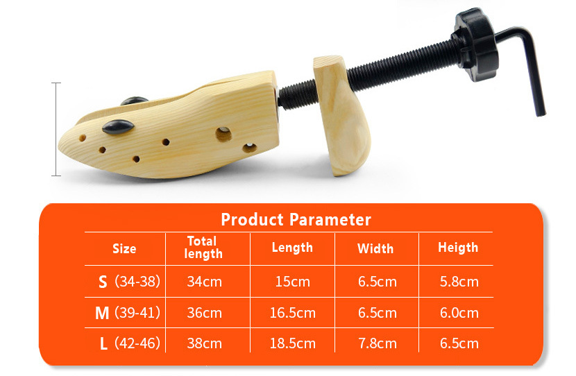 Wooden Shoe Stretcher 2 Pack for Yux 39-41 Compatible with Braun - Image 6