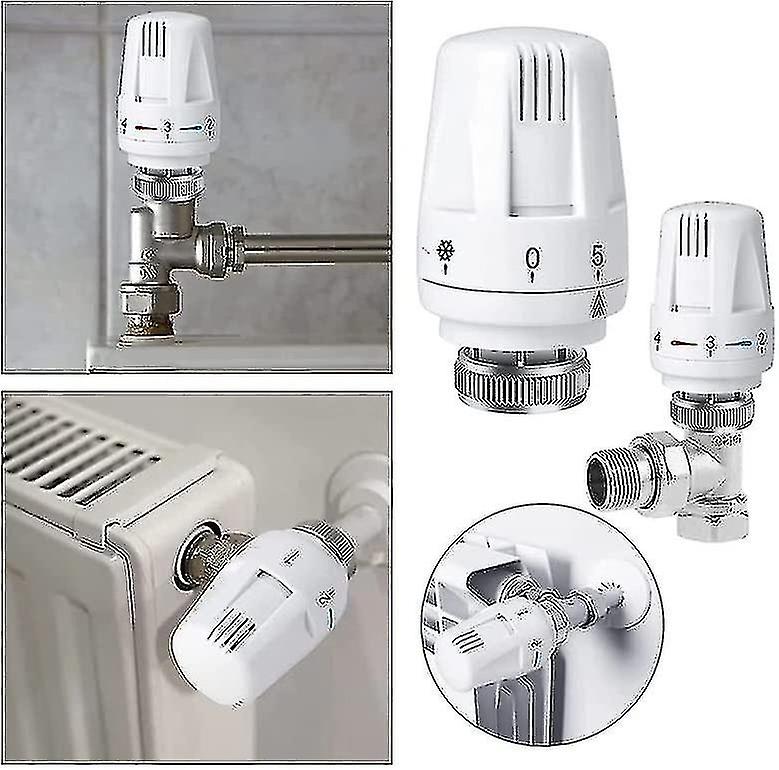 Thermostatic Head Replacement Compatible with M 30 X 1.5 Radiator Valve 4 Parts Antifreeze - Image 5