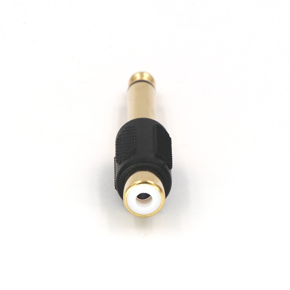 Audio Adapter 6.35mm Mono Male to RCA Female Cable Connector 6-Pack Compatible with Audio Equipment - Image 5